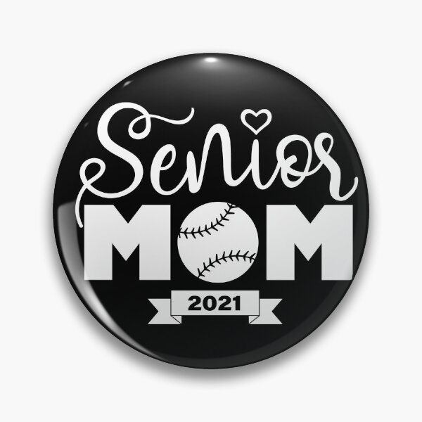 Item preview, White Senior Mom 2021. Baseball Mom Graduation. designed and sold by ShutterKapan.