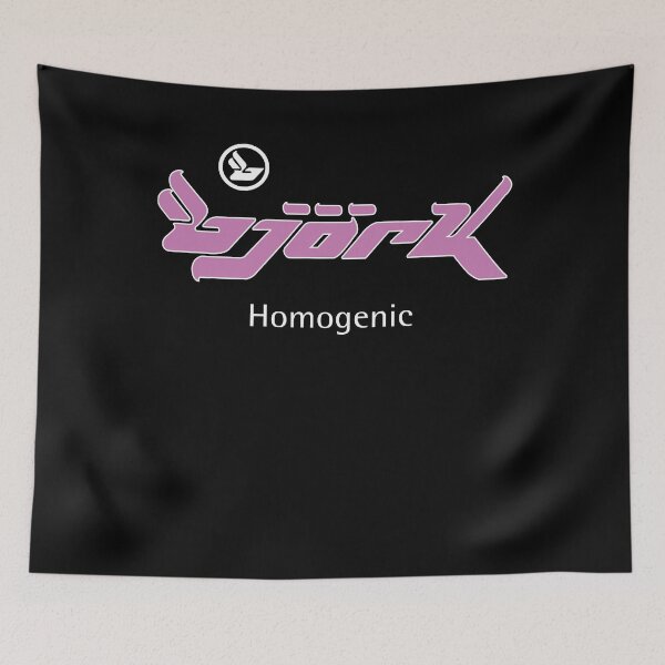 Item preview, Graphic Bjork Homogenic Logo Album (Light Violet White) designed and sold by BjorkPostFelipe.