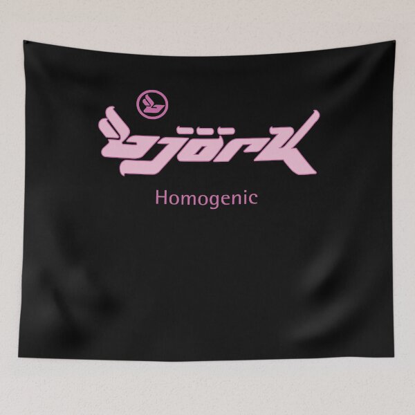 Item preview, Graphic Bjork Homogenic Logo Album (Pink) designed and sold by BjorkPostFelipe.