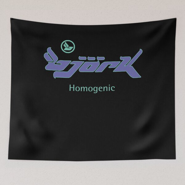 Item preview, Graphic Bjork Homogenic Logo Album (Purple Green) designed and sold by BjorkPostFelipe.