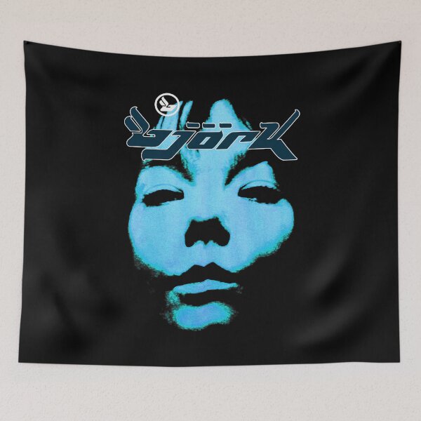 Item preview, Graphic Bjork Homogenic Vintage Face Logo Post Album (Blue) designed and sold by BjorkPostFelipe.