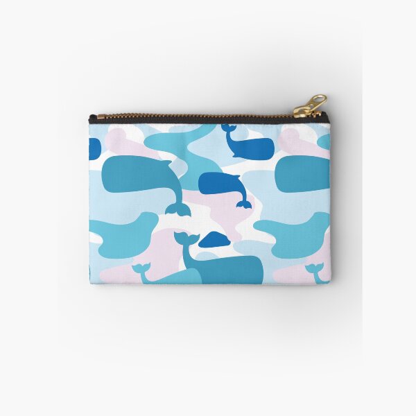Item preview, Whale Camo Aqua designed and sold by Jelly Bear.