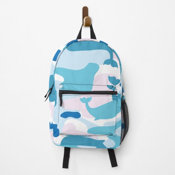 Item preview, Whale Camo Aqua designed and sold by Jelly Bear.