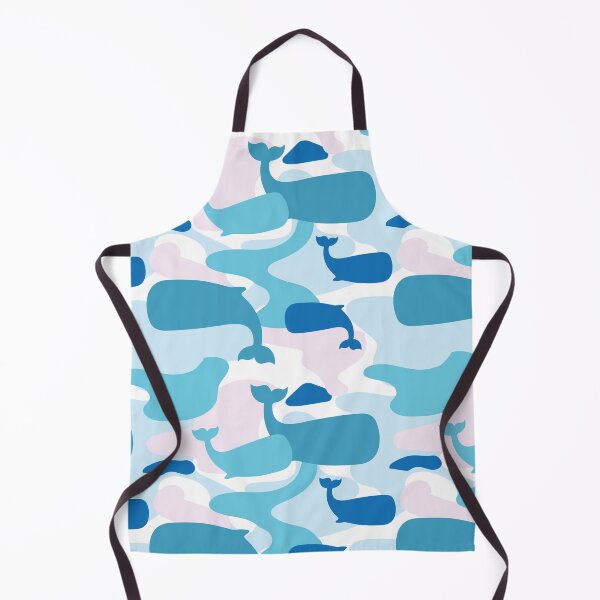 Item preview, Whale Camo Aqua designed and sold by Jelly Bear.