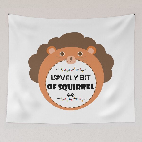 Item preview, lovely bit of squirrel,Funny Comedy,Lovely Bit Of Squirrel Funny Gift For Squirrel Lovers Funny Gift Fitted V-Neck T-Shirt designed and sold by warisara.