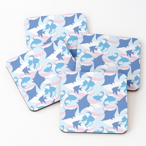 Item preview, Sea Animal Blue Pink designed and sold by Jelly Bear.