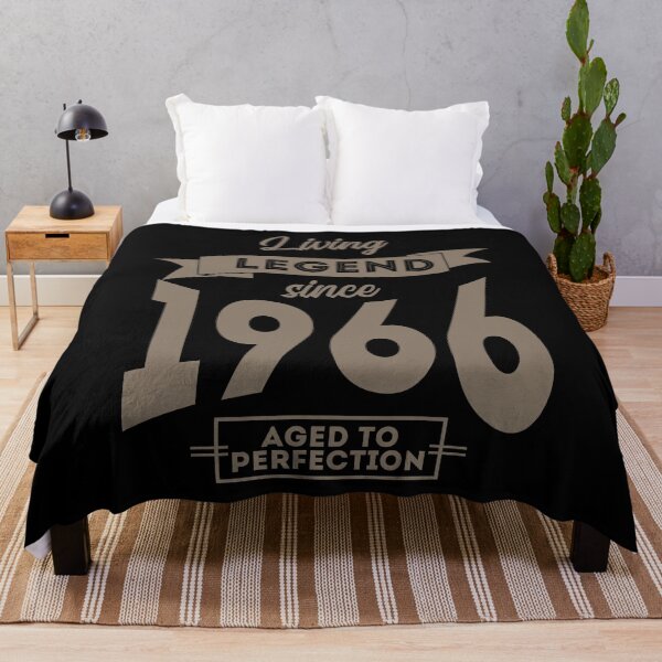 Item preview, Living legend Since 1966 Aged to perfection birthday gift design designed and sold by rodmendonca.