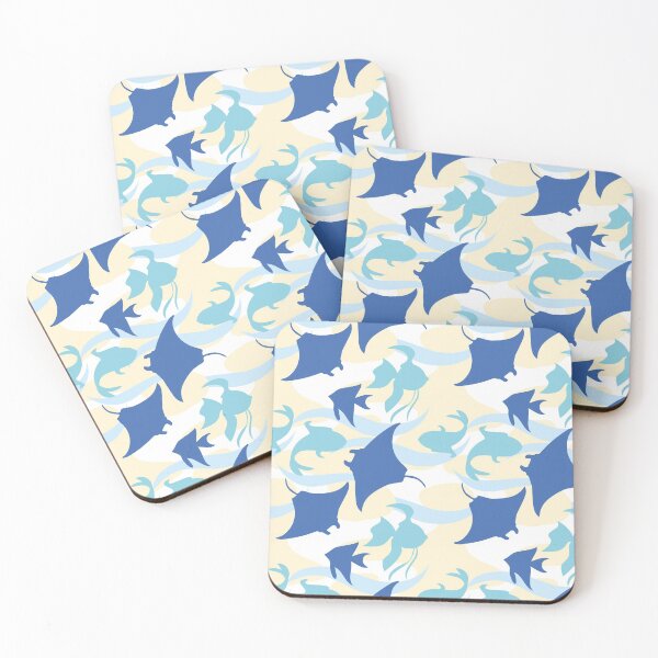 Item preview, Sea Animal Blue Yellow designed and sold by Jelly Bear.