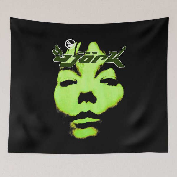 Item preview, Graphic Bjork Homogenic Vintage Face Logo Album (Green) designed and sold by BjorkPostFelipe.