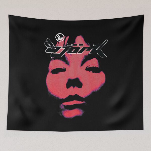 Item preview, Graphic Bjork Homogenic Vintage Face Logo Album (Red) designed and sold by BjorkPostFelipe.
