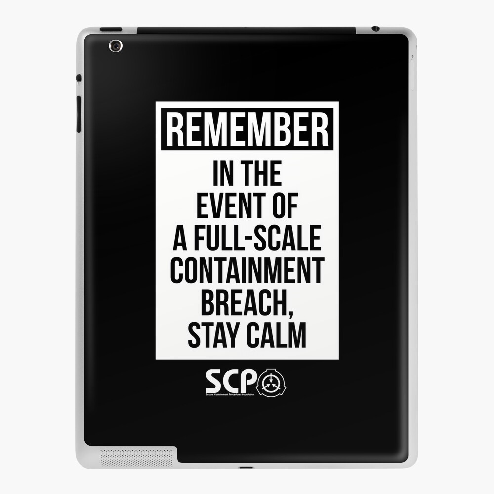 SCP Containment Breach (Disney) | iPad Case & Skin