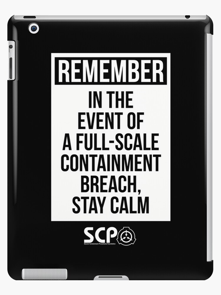 SCP Containment Breach (Disney) | iPad Case & Skin