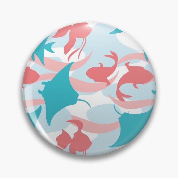 Item preview, Sea Animal Aqua Orange designed and sold by Jelly Bear.