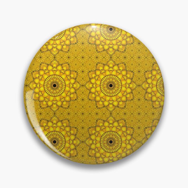 Item preview, Beautiful Yellow Mandala Pattern designed and sold by docferds.