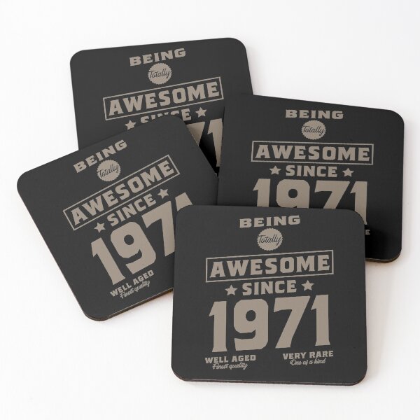 Item preview, Being totally awesome since 1971 birthday gift designed and sold by rodmendonca.
