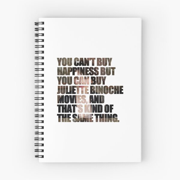 Item preview, Happiness = Juliette Binoche movies designed and sold by Pamplemouz.