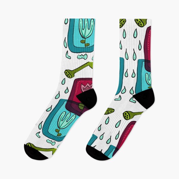 Item preview, Folk Art Florals in Midcentury Style designed and sold by jennyprintco.