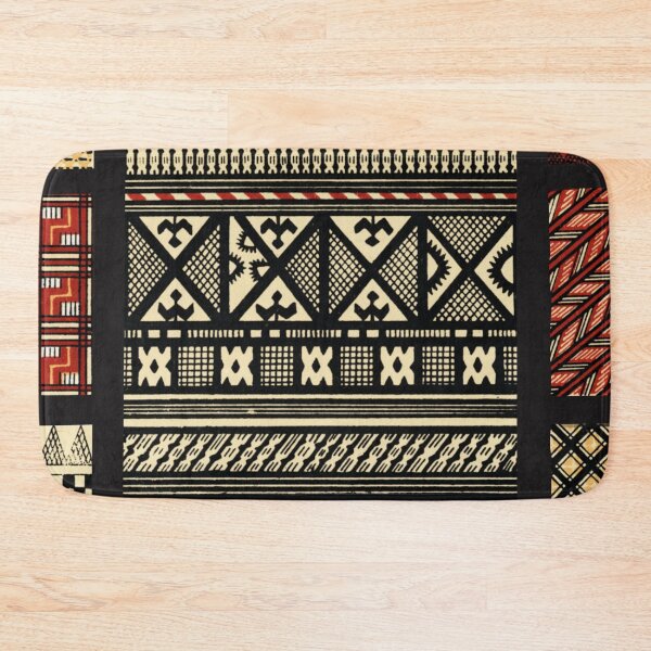 Item preview, African Mud Cloth Design in Black, Beige, Red designed and sold by jlisaksen.