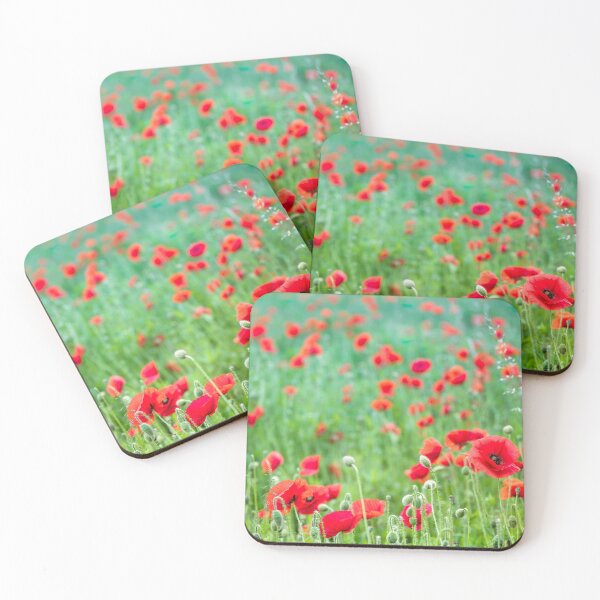 Item preview, A wonderful wild poppy flower field designed and sold by CyaniRose.