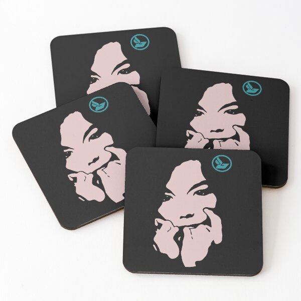 Item preview, Retro Bjork Face Logo Post (Pink) designed and sold by BjorkPostFelipe.