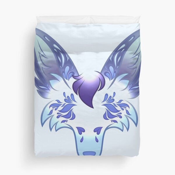 Pastel Flower Wolf (Lupora) Duvet Cover