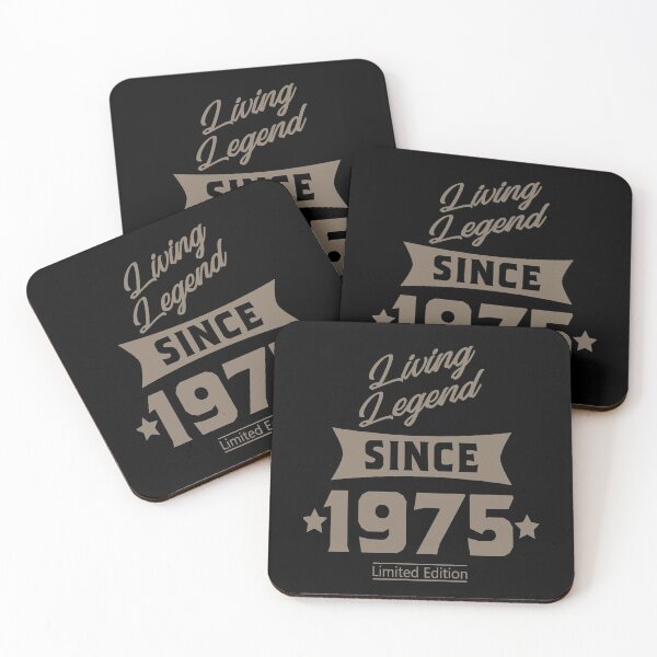 Item preview, Living legend since 1975 birthday gift designed and sold by rodmendonca.