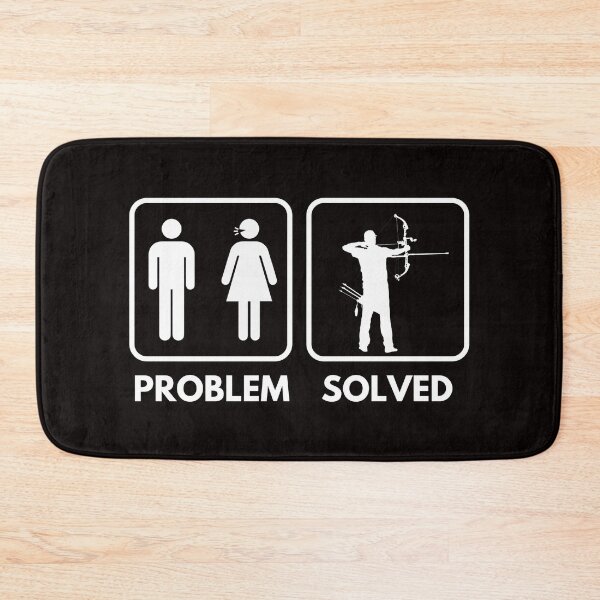Item preview, Crossbow Hunting Problem Solved, Crossbow Hunting Art, Funny Crossboy  Hunting Quote designed and sold by Aerial Addicts.