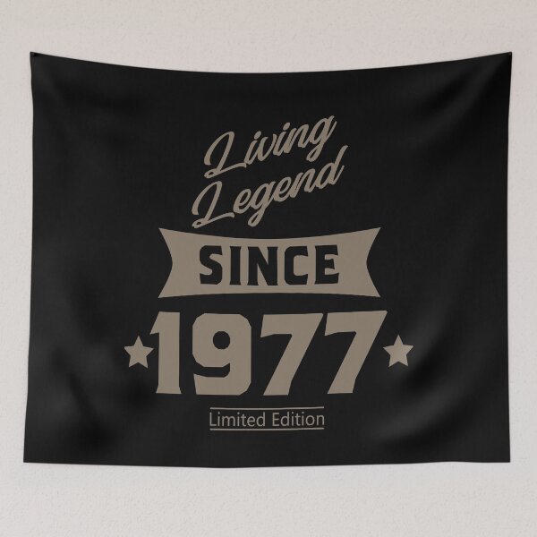 Item preview, Living legend since 1977 birthday gift designed and sold by rodmendonca.