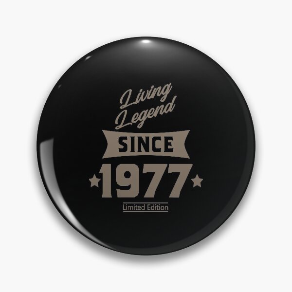 Item preview, Living legend since 1977 birthday gift designed and sold by rodmendonca.