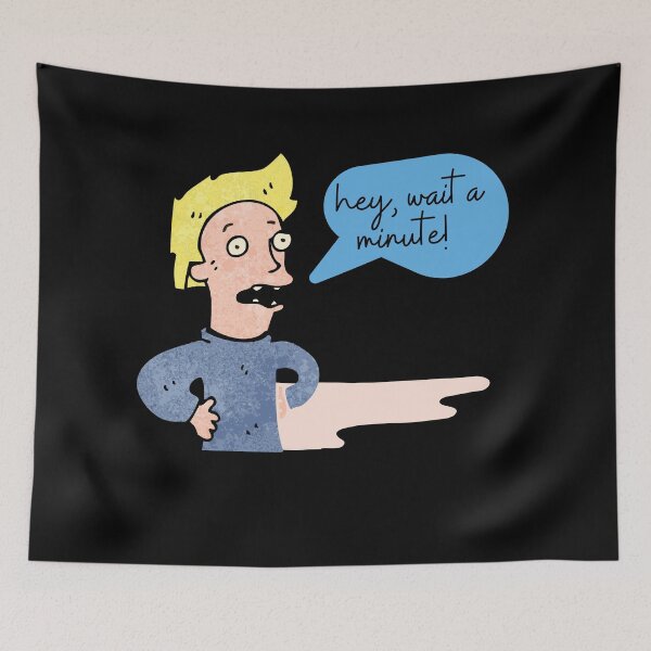 Item preview, Hey Wait a Minute meme designed and sold by Schka.