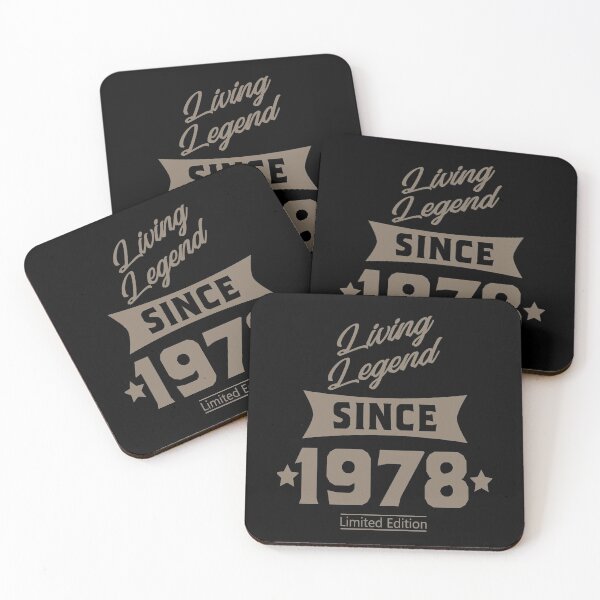 Item preview, Living legend since 1978 birthday gift designed and sold by rodmendonca.