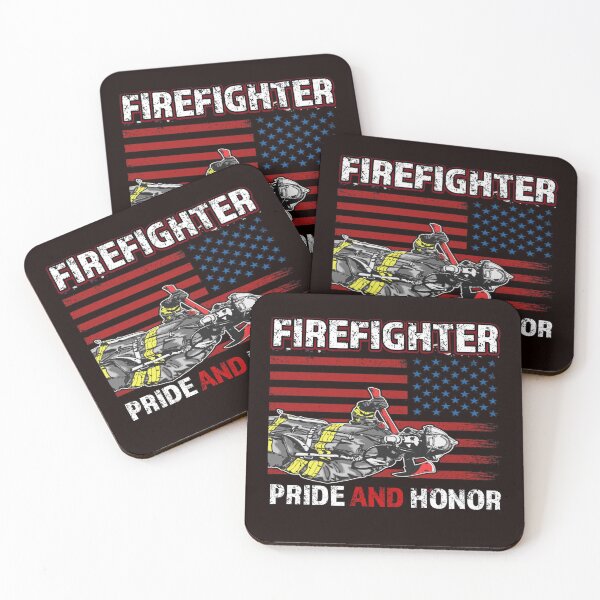 Item preview, Firefighter T Shirt Red 9/11 Tribute Never Forget Honor Fire Fighter - American Made Tshirt  designed and sold by anoteiii.