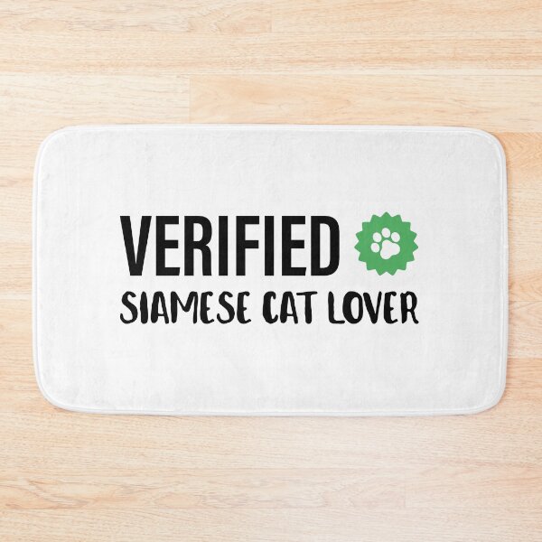 Item preview, Verified | Cat Lover | Siamese Cat | White designed and sold by Fluffy-Vectors.