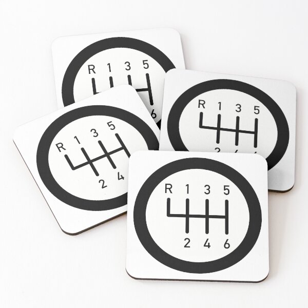 Item preview, 6 Speed Manual Transmission Black and White designed and sold by SVGWBA.