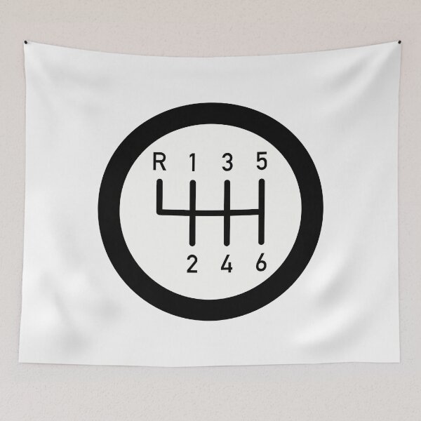 Item preview, 6 Speed Manual Transmission Black and White designed and sold by SVGWBA.