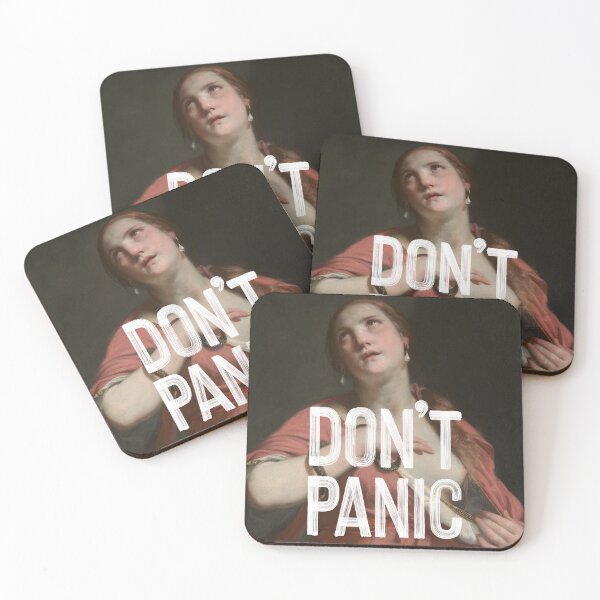 Item preview, Don't Panic designed and sold by OhFineArt.