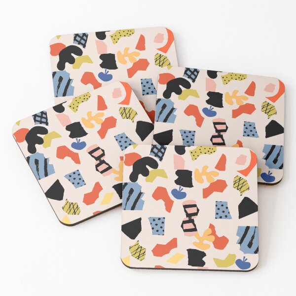 Item preview, Colorful Ripped Paper Confetti Pattern designed and sold by Designs By YL.