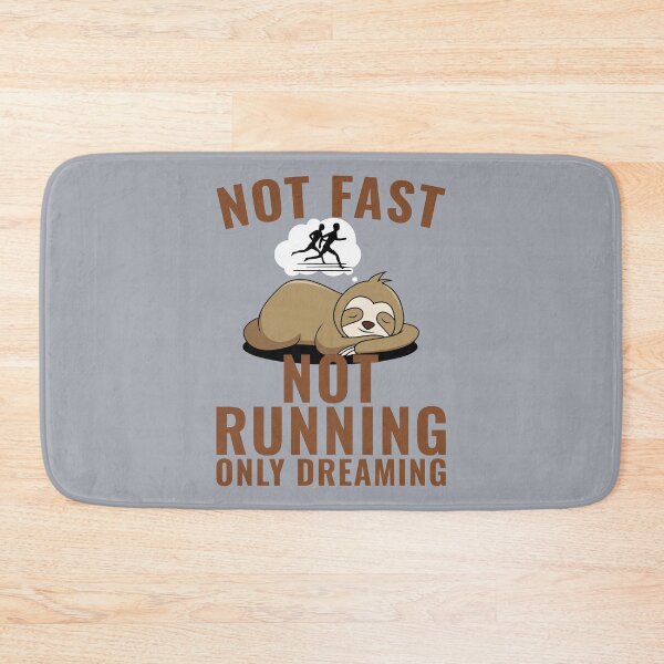 Item preview, Funny not fast not running only dreaming designed and sold by Feline Rockstars.