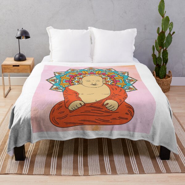 Aperçu de l'œuvre Bouddha Medidation Mandala Retro créée et vendue par flofin.