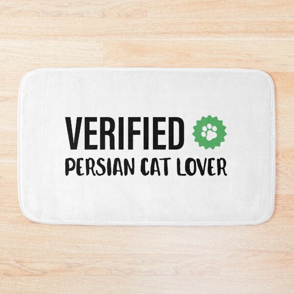 Item preview, Verified | Cat Lover | Persian Cat | White designed and sold by Fluffy-Vectors.
