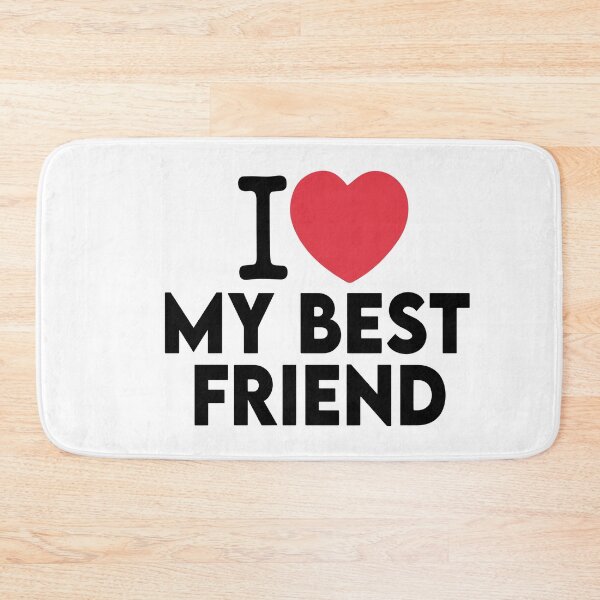 Item preview,  I Love My Best Friend Love Heart Gift  designed and sold by Heddar Badreddine.