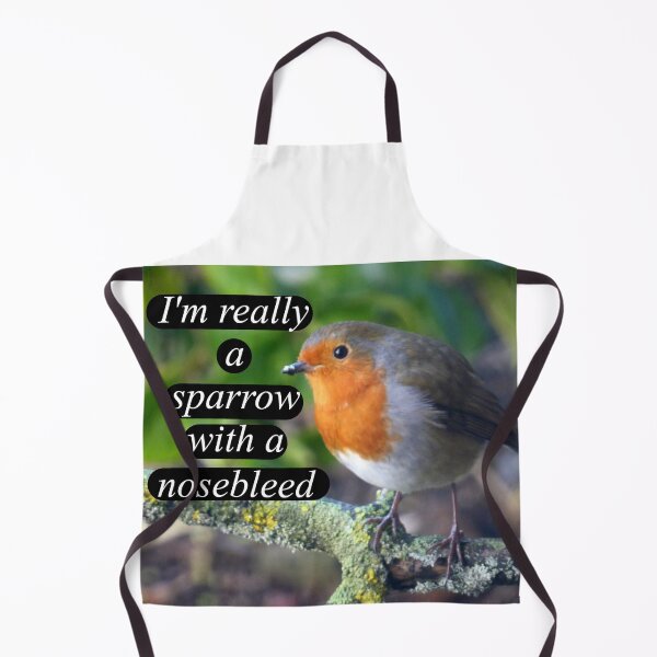 Item preview, a robin or a sparrow with a nosebleed designed and sold by 6059.