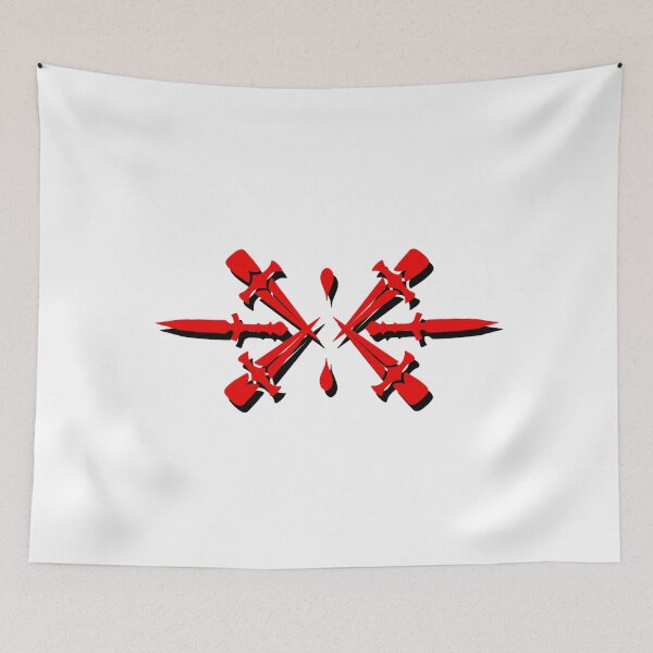 Item preview, inej ghafa symbol - red with shadow designed and sold by bwayjime.