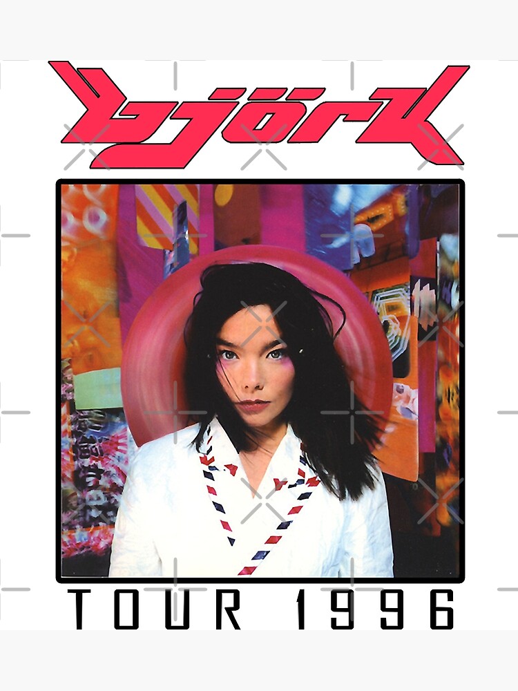 Vintage Bjork Post Tour 1996 90 S Boys Girls | Poster