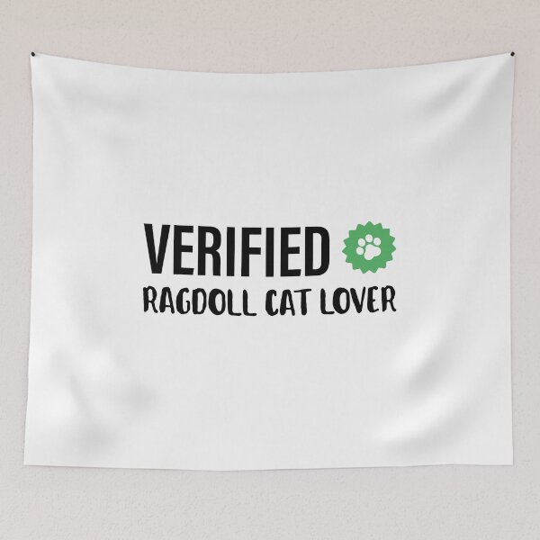 Item preview, Verified | Cat Lover | Ragdoll Cat | White designed and sold by Fluffy-Vectors.
