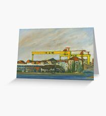 Samson and Goliath Greeting Card