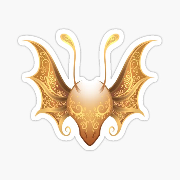 Golden Fairy Dragon (Nephini) Sticker