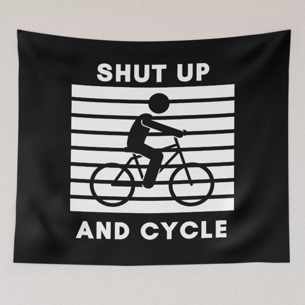 Item preview, Shut up and cycle designed and sold by TheGreenGoat.