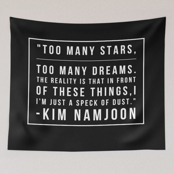 Item preview, kim namjoon kpop quote designed and sold by THB designs.