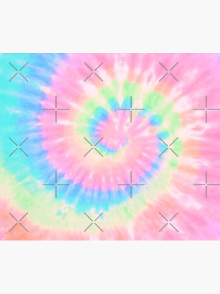 Mint Pink Spiral Tie Dye T-Shirts Kids